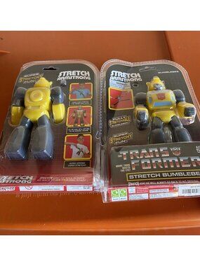 (4) Stretch Armstrong BumbleBee Transformers 6" 2022 Stretchy Hasbro 07869 *New